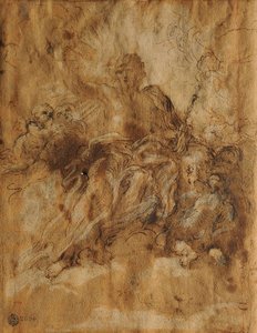 Christ en gloire avec les anges